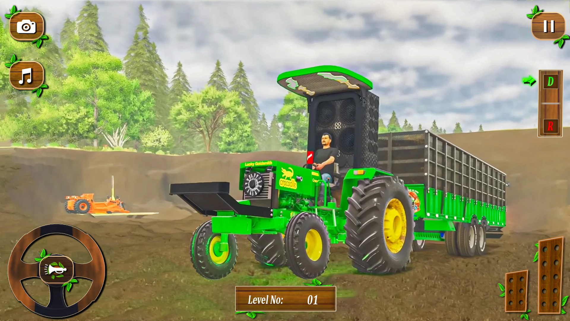 اسکرین شات 1 بازی Indian Tractor Sim Tochan Game