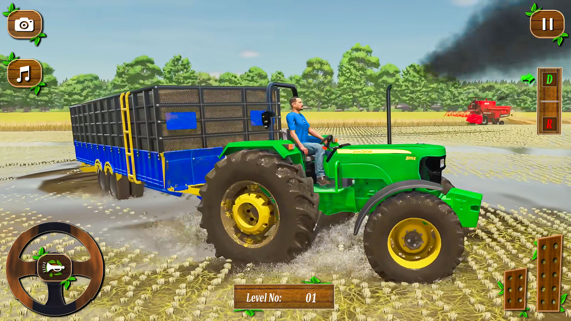 اسکرین شات 2 بازی Indian Tractor Sim Tochan Game