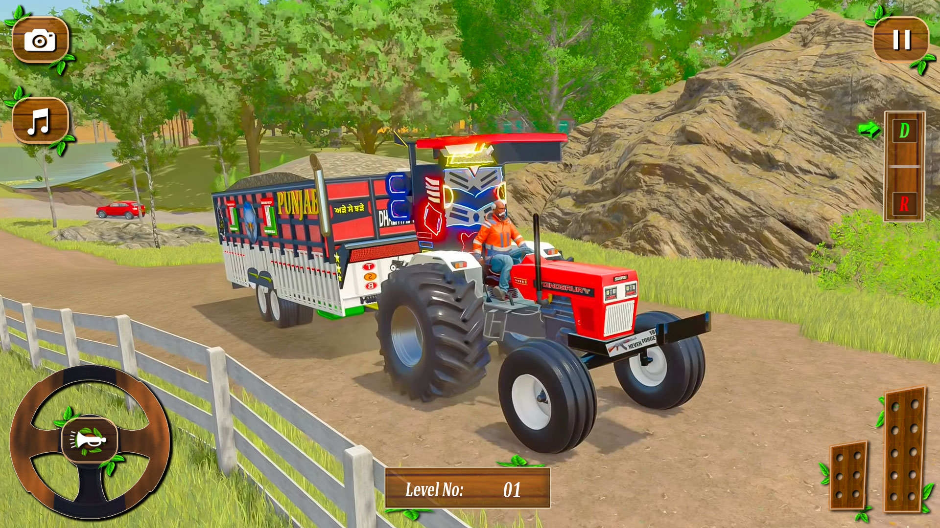 اسکرین شات 5 بازی Indian Tractor Sim Tochan Game