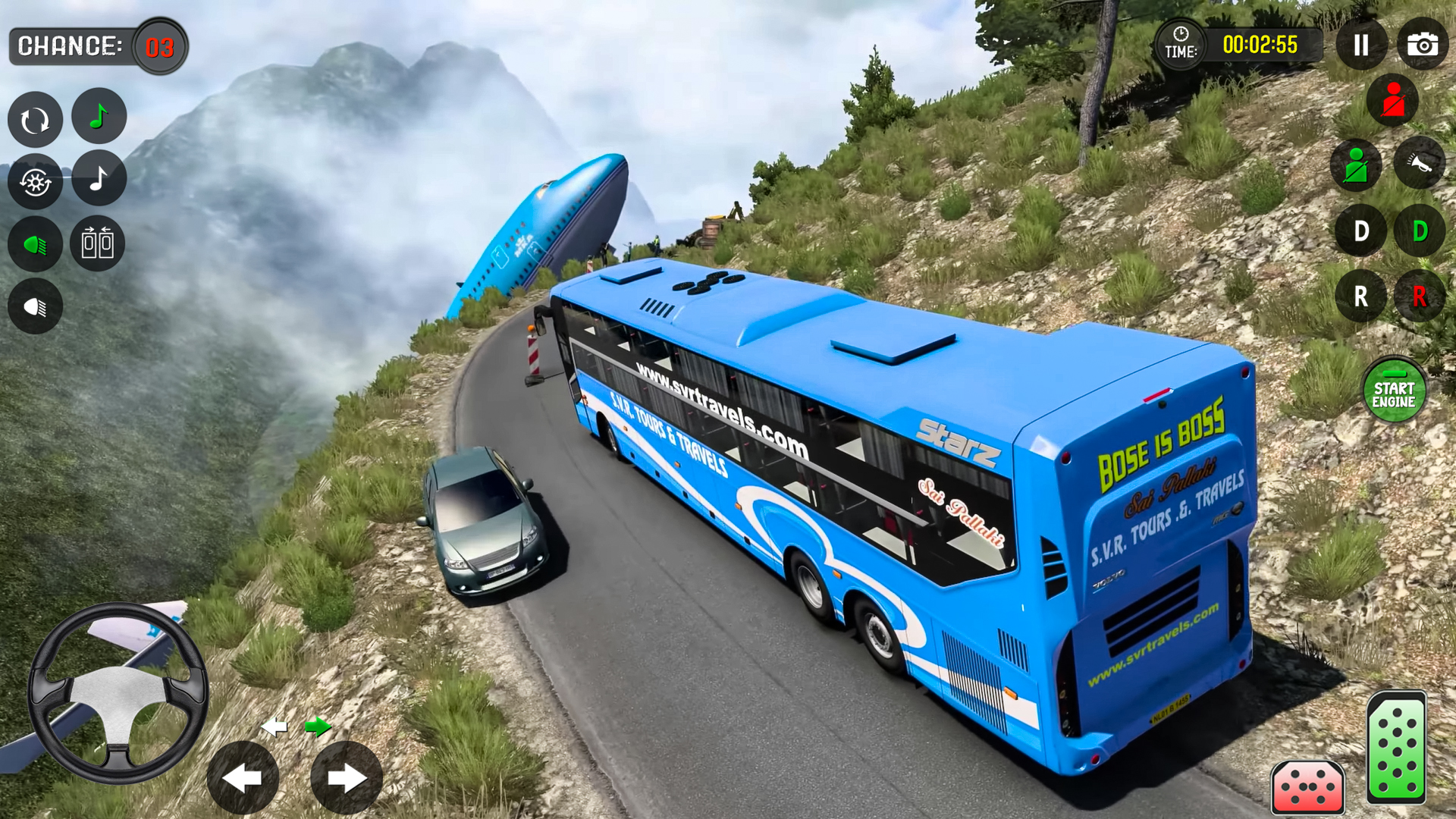 اسکرین شات 4 برنامه Bus Driving Coach Bus Sim 3D