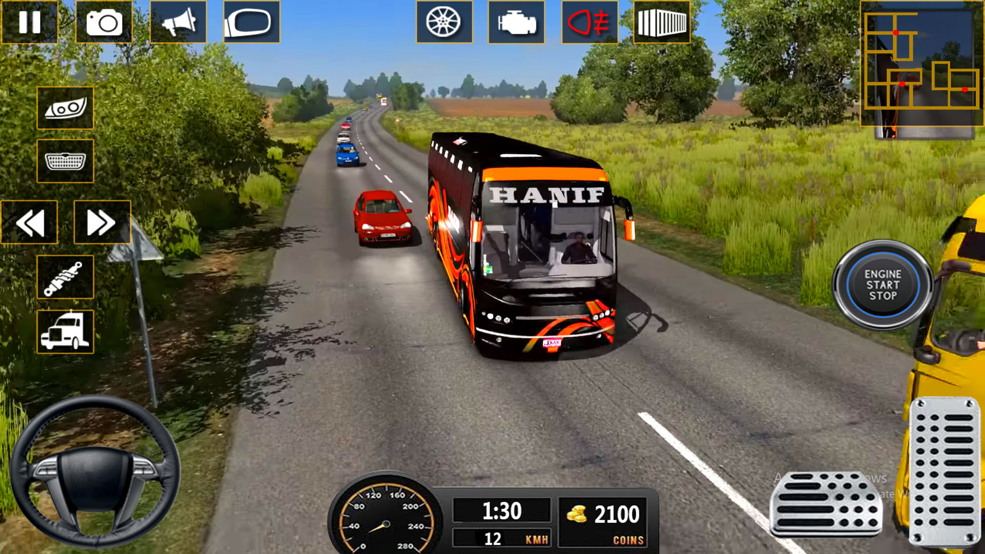 اسکرین شات 1 برنامه Bus Simulator 3D 2024 Bus Game