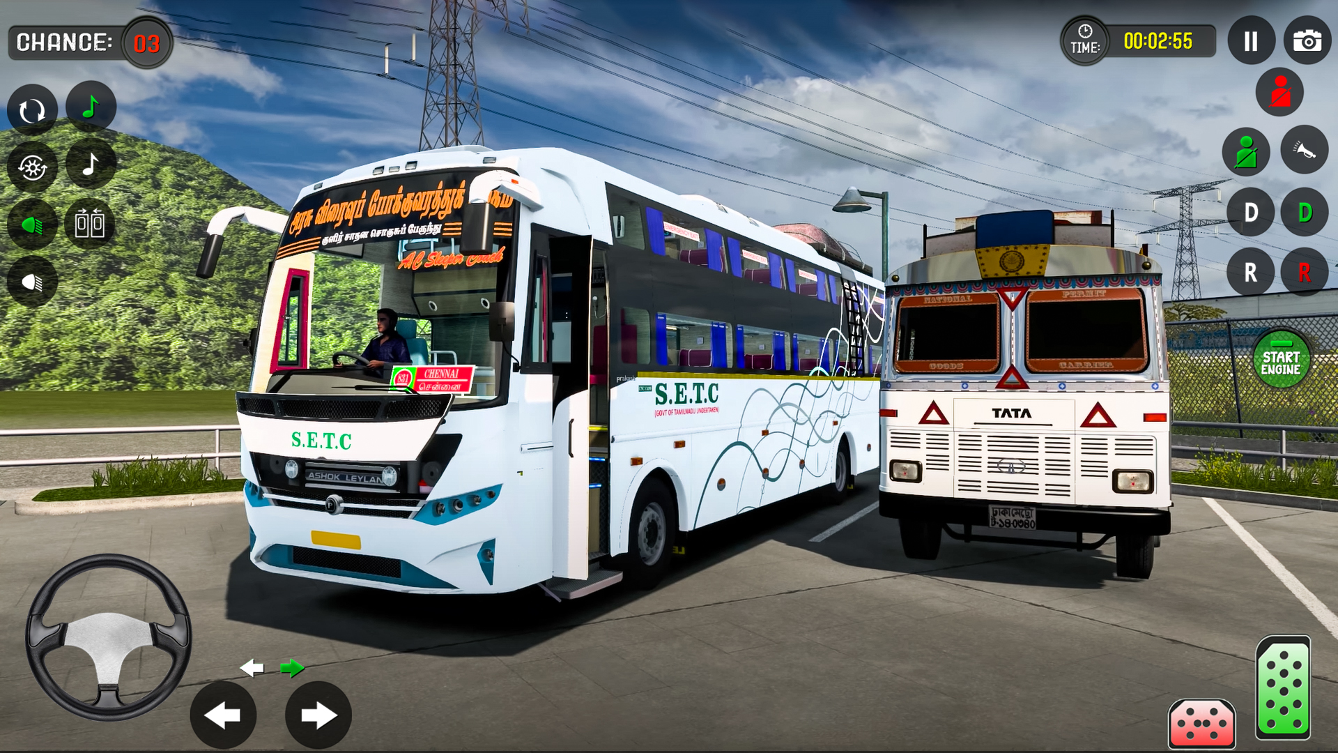 اسکرین شات 5 برنامه Bus Driving Coach Bus Sim 3D