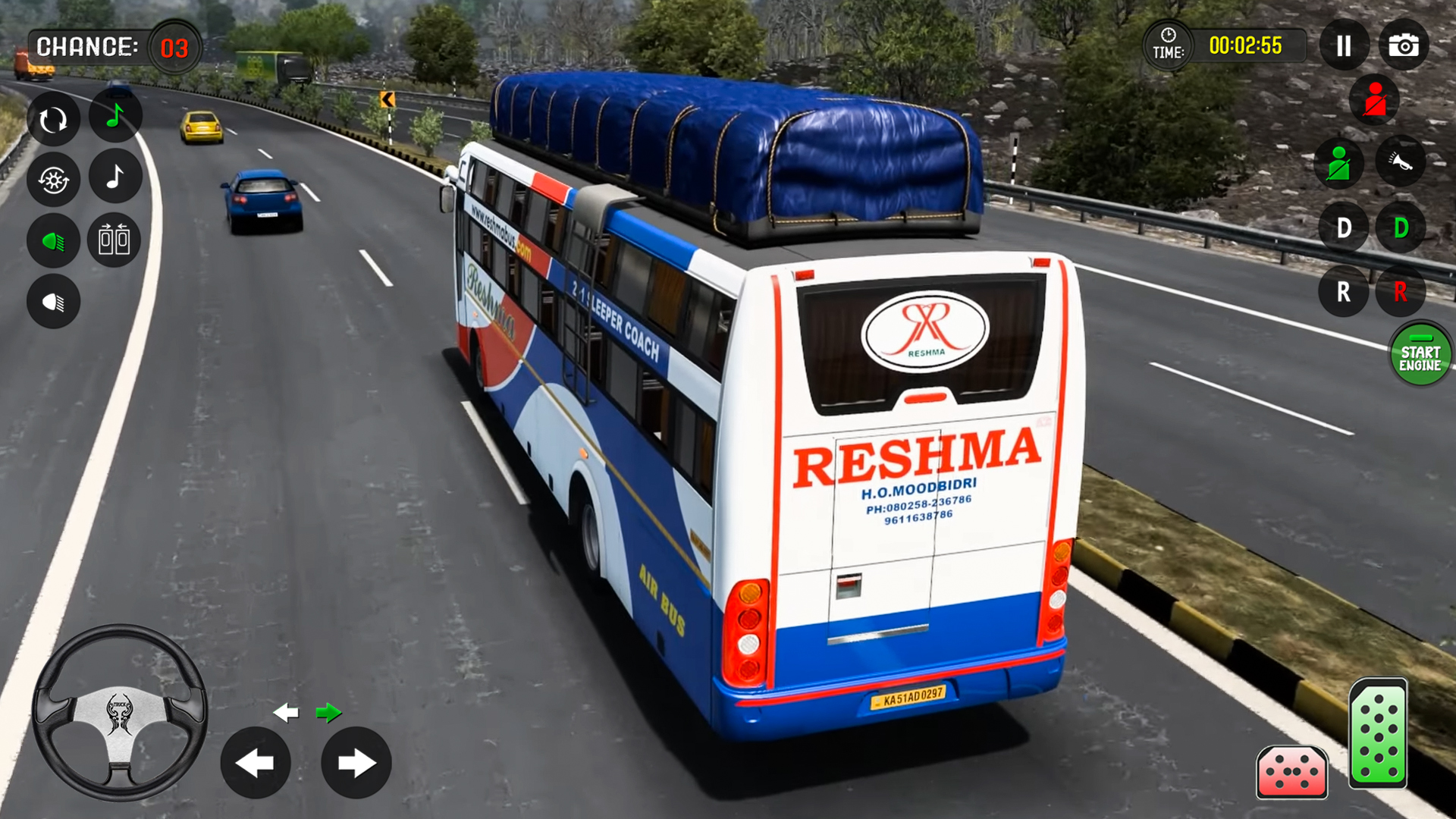 اسکرین شات 5 برنامه Bus Driving Coach Bus Sim 3D