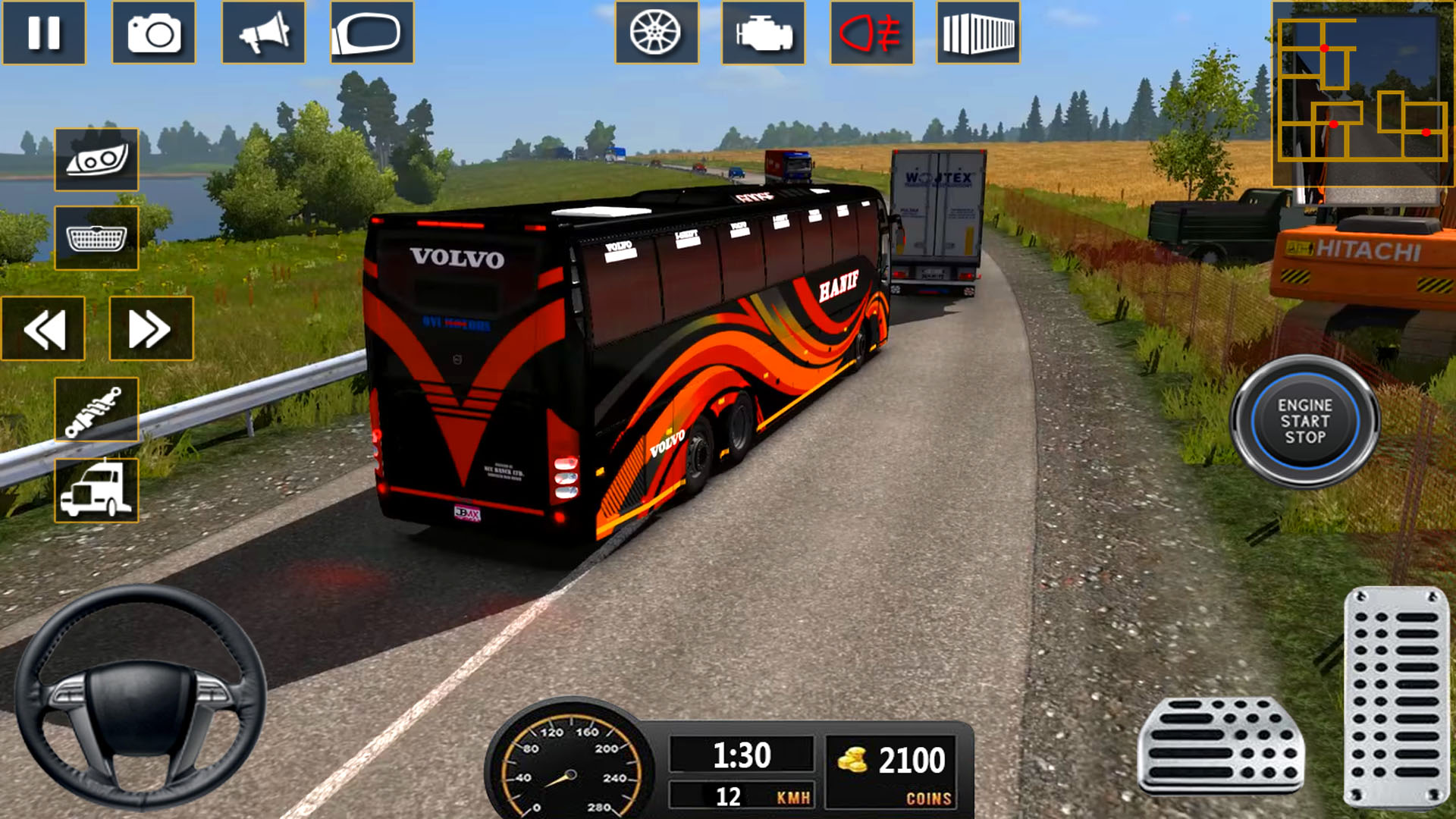 اسکرین شات 4 برنامه Bus Simulator 3D 2024 Bus Game