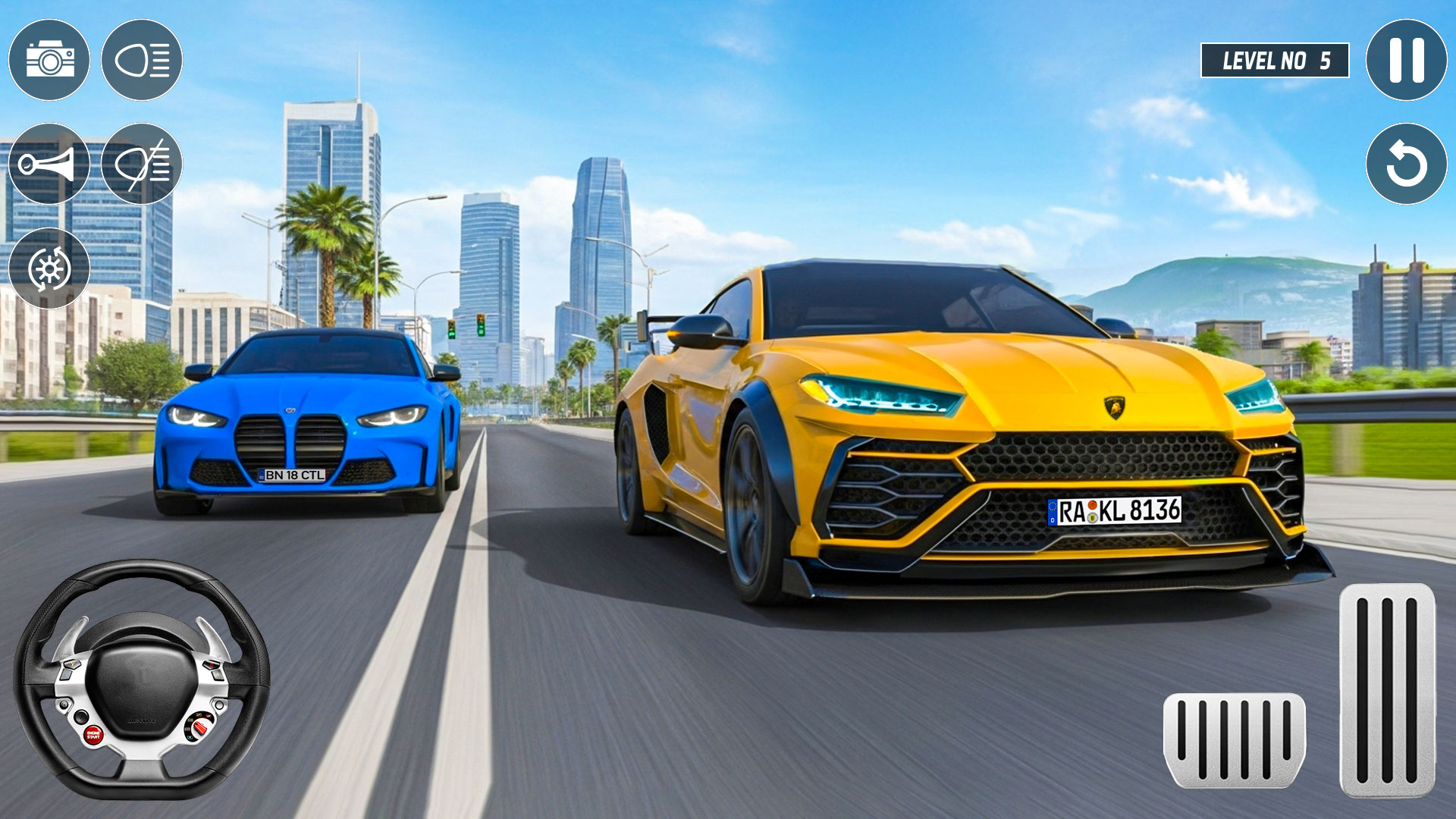 اسکرین شات 4 بازی Open world Car Driving Sim 3D