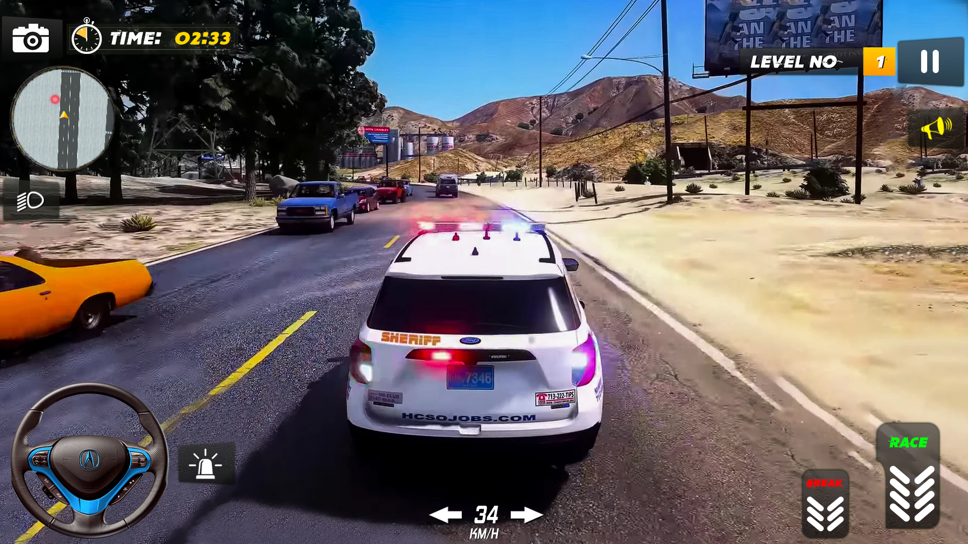 اسکرین شات 3 بازی Police Car Driving Cop Chase