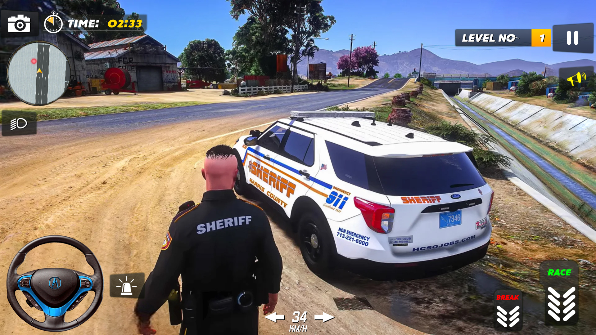 اسکرین شات 1 بازی Police Car Driving Cop Chase