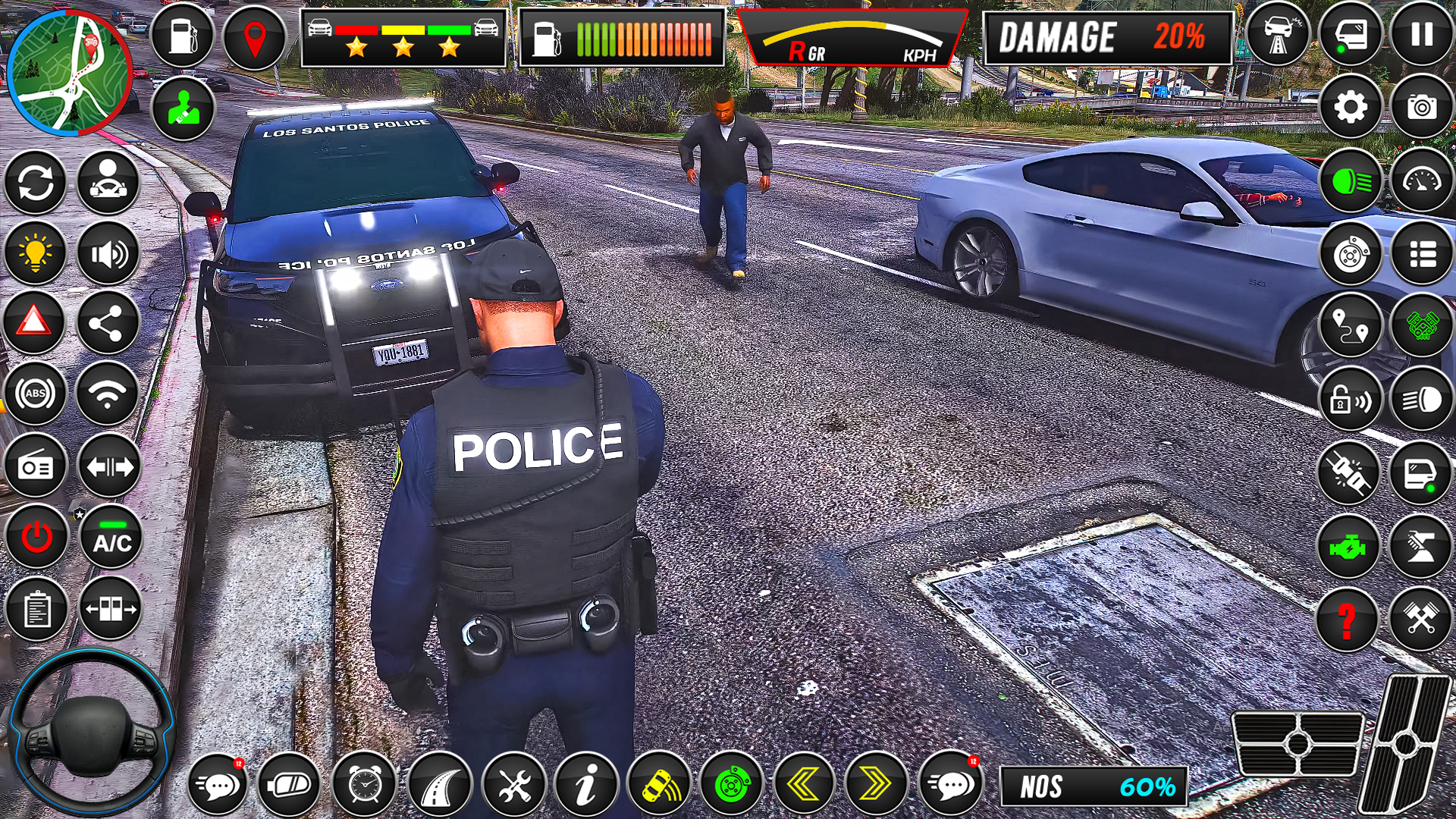 اسکرین شات 4 بازی Police Car Sim Cop Game 2025