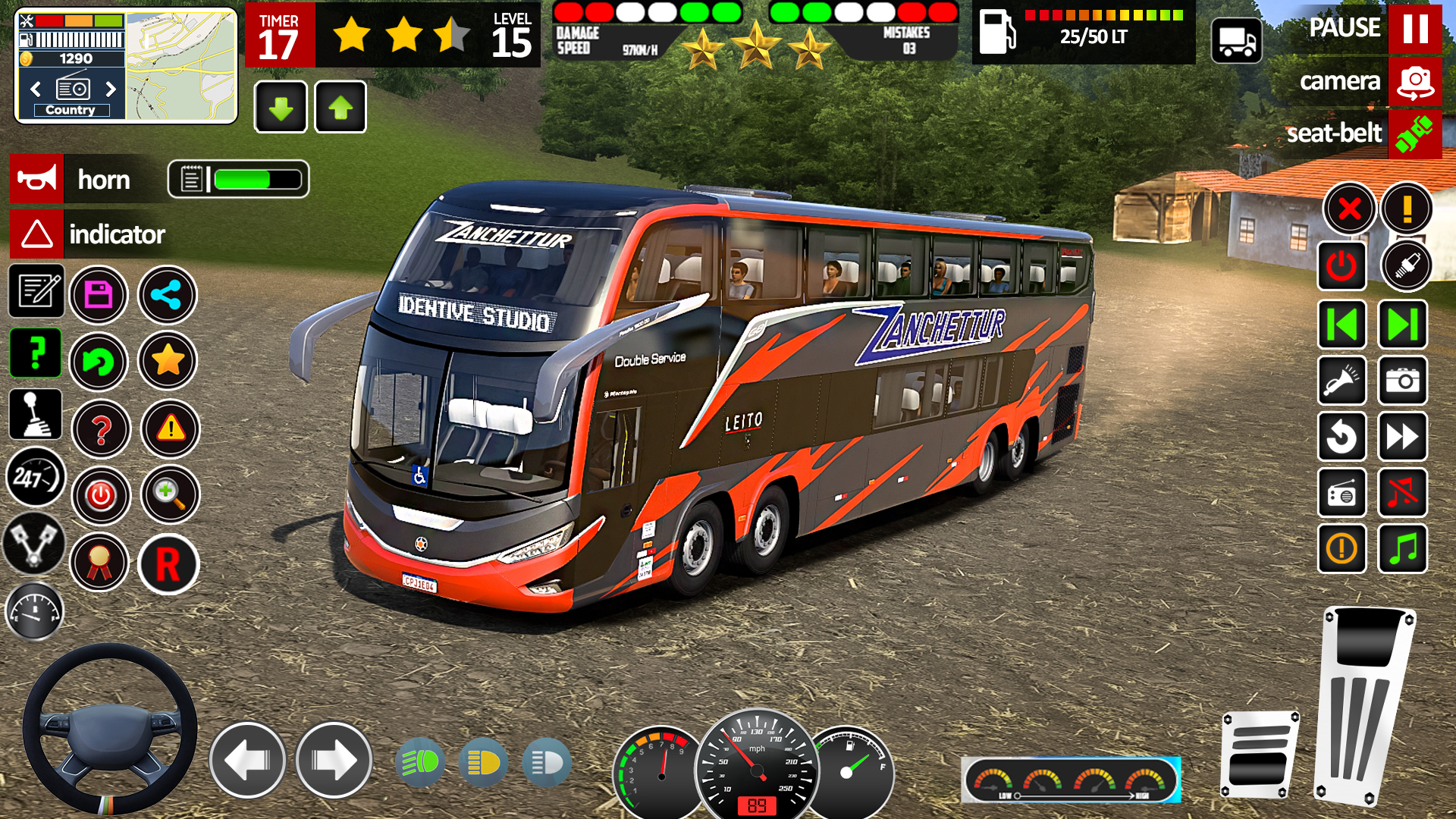 اسکرین شات 1 بازی Offroad Bus Driving Bus Sim 3D