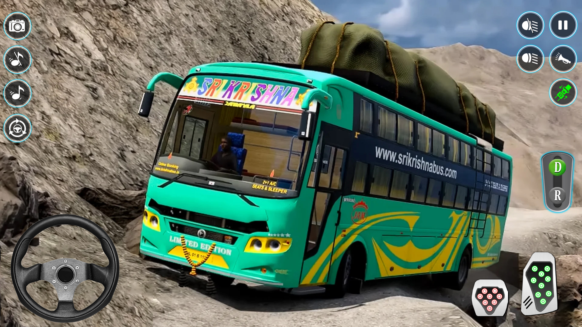 اسکرین شات 1 بازی Uphill Bus Driving Offroad Bus