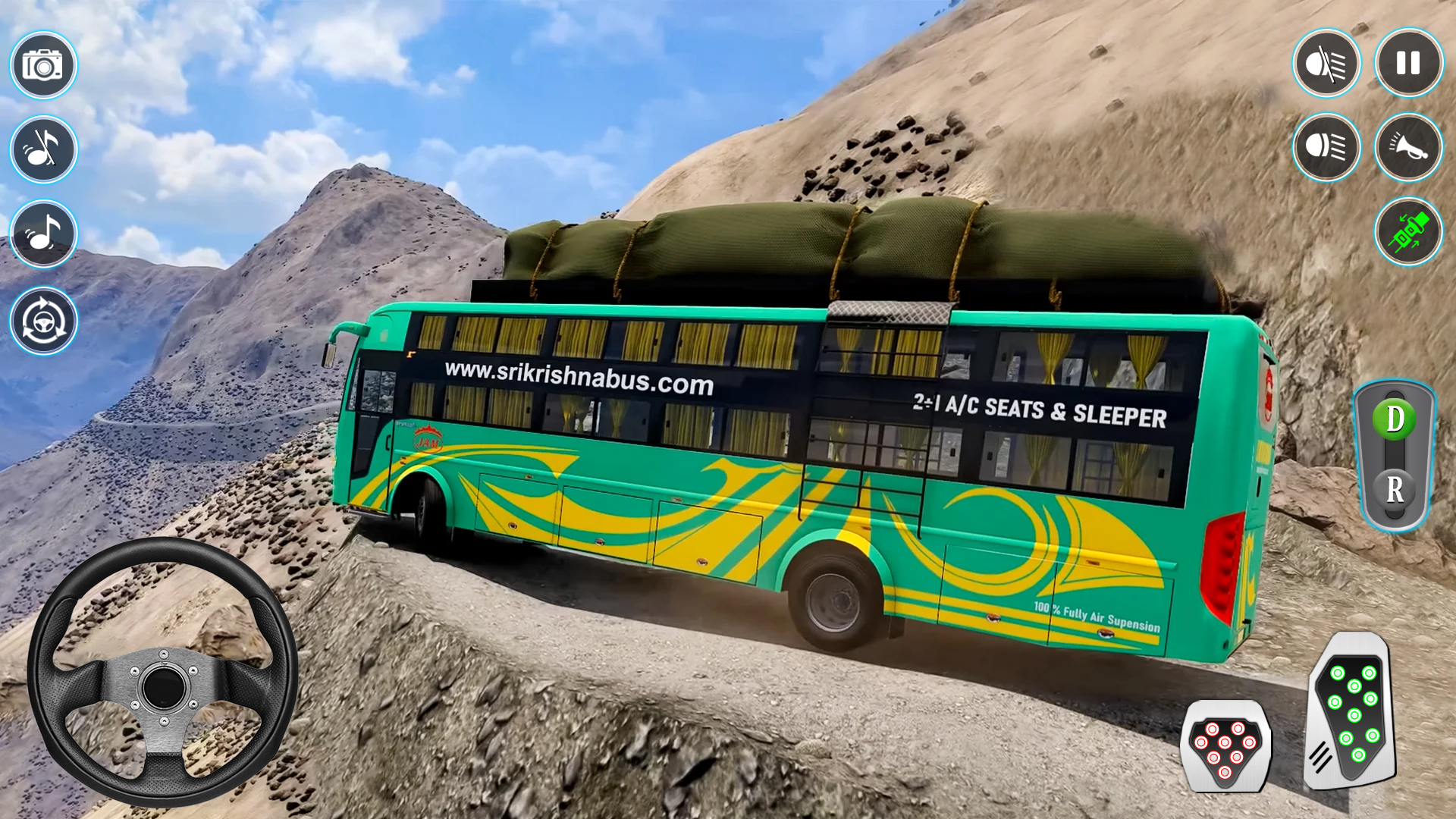 اسکرین شات 5 بازی Uphill Bus Driving Offroad Bus