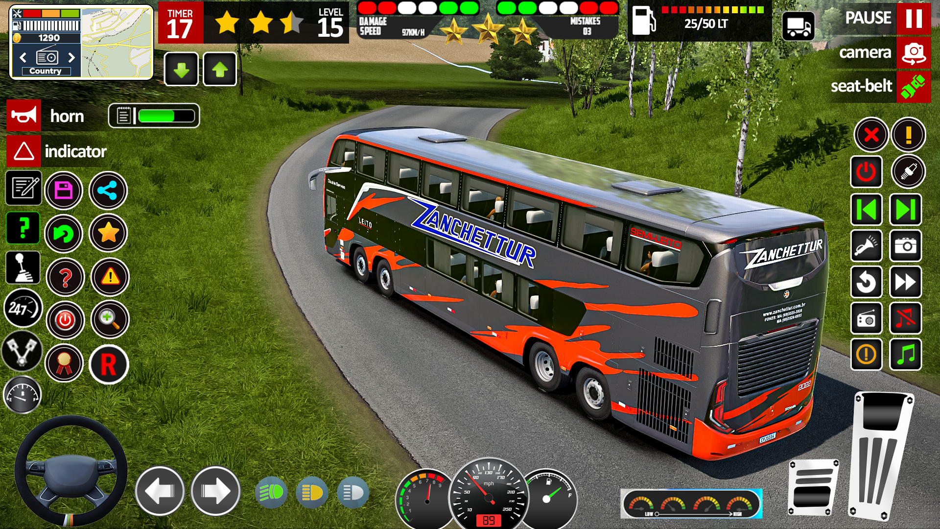 اسکرین شات 2 بازی Offroad Bus Driving Bus Sim 3D