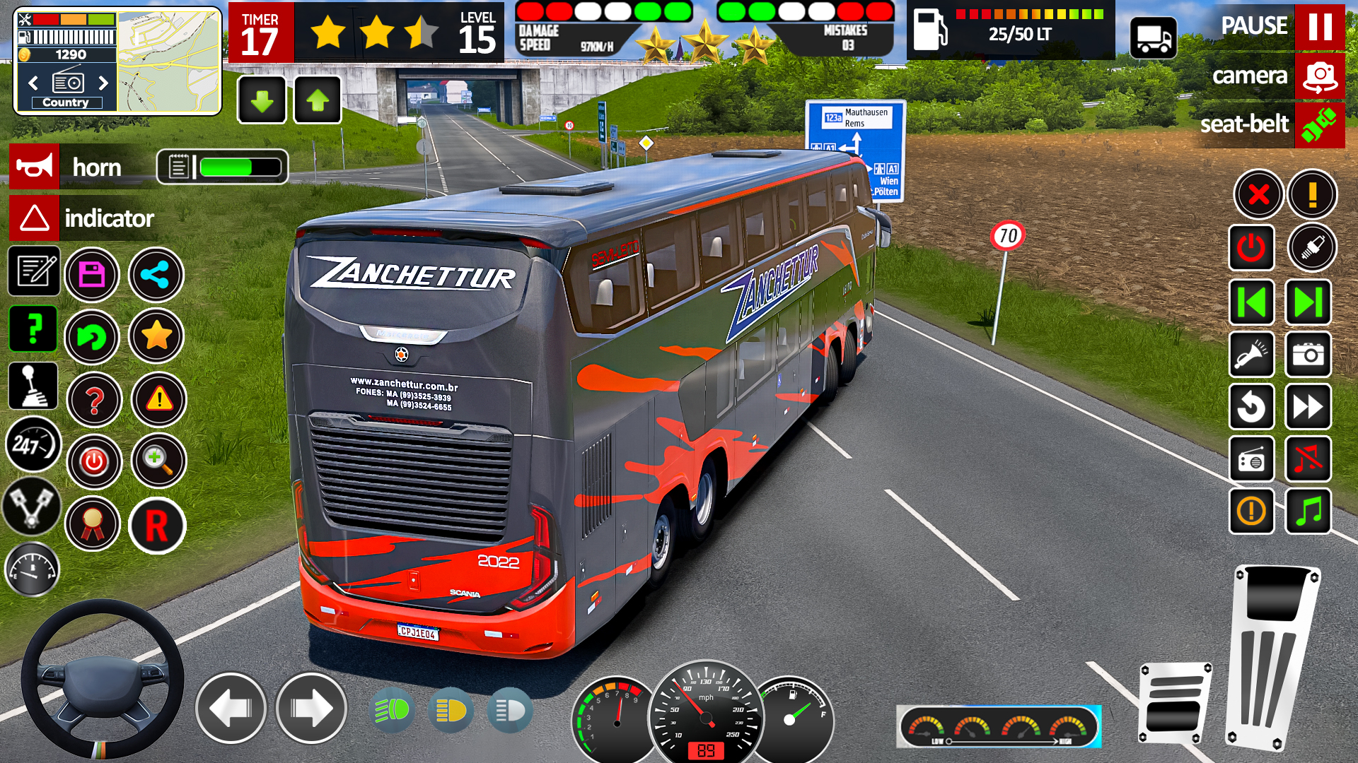 اسکرین شات 4 بازی Offroad Bus Driving Bus Sim 3D