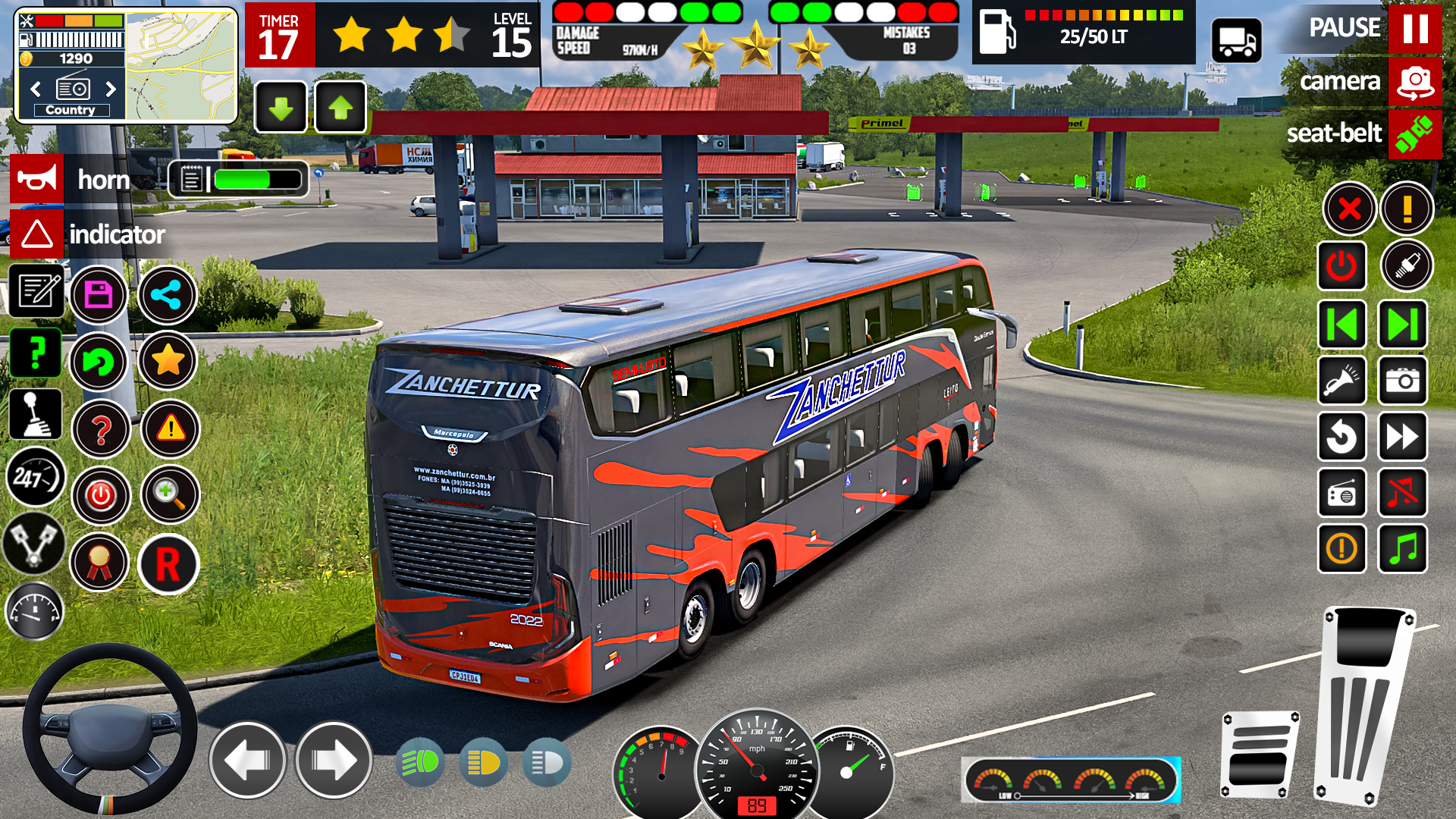 اسکرین شات 7 بازی Offroad Bus Driving Bus Sim 3D