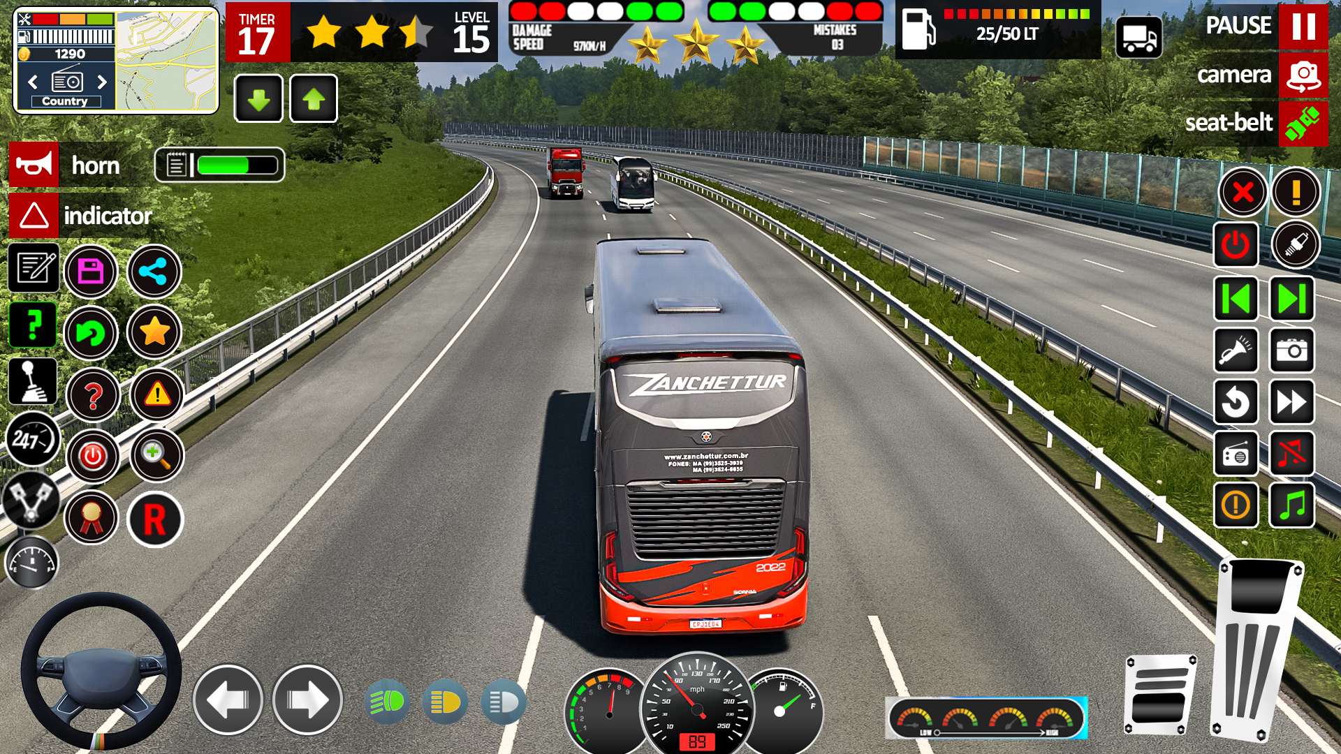 اسکرین شات 8 بازی Offroad Bus Driving Bus Sim 3D