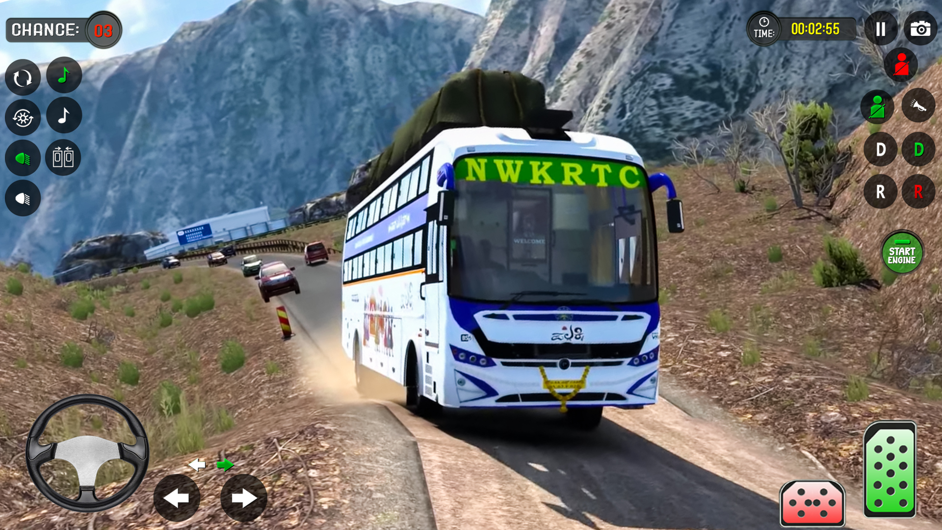 اسکرین شات 1 بازی Offroad Bus Driving Bus Sim 3D