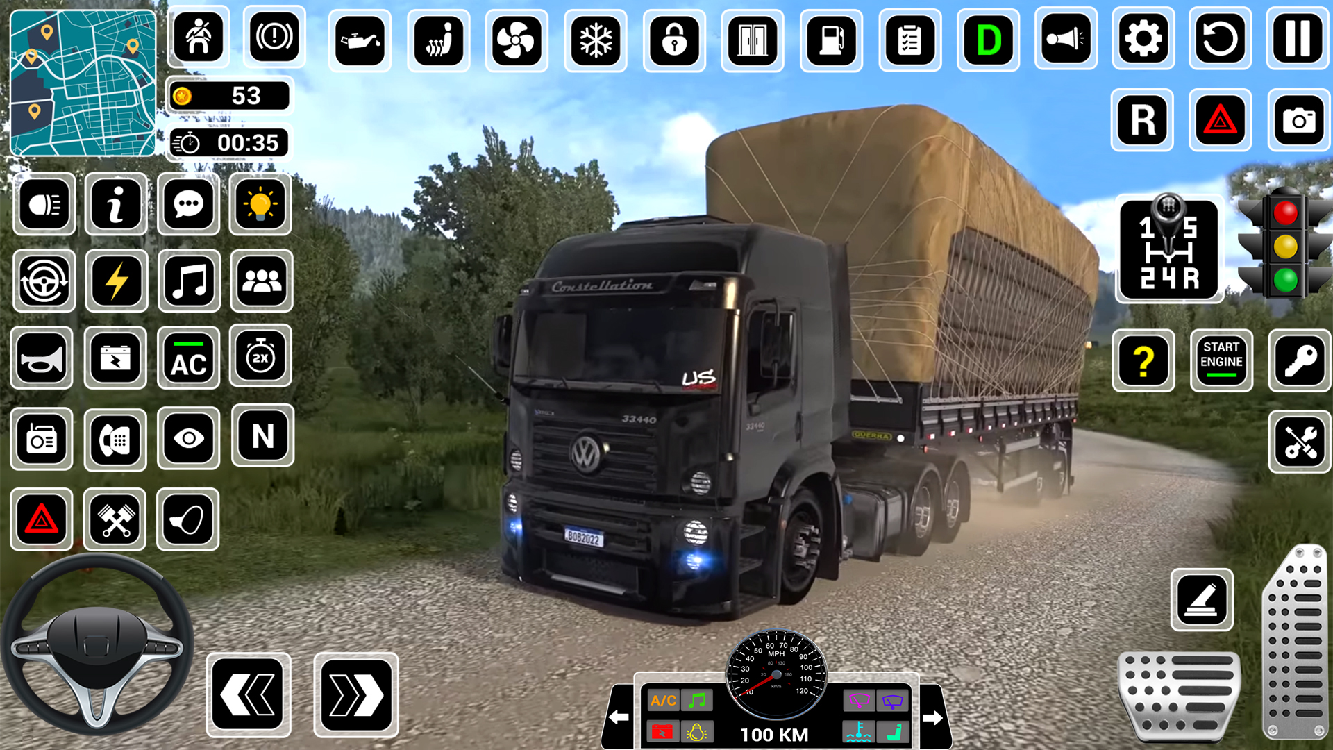 اسکرین شات 1 بازی Euro Truck Simulator 3D - Real