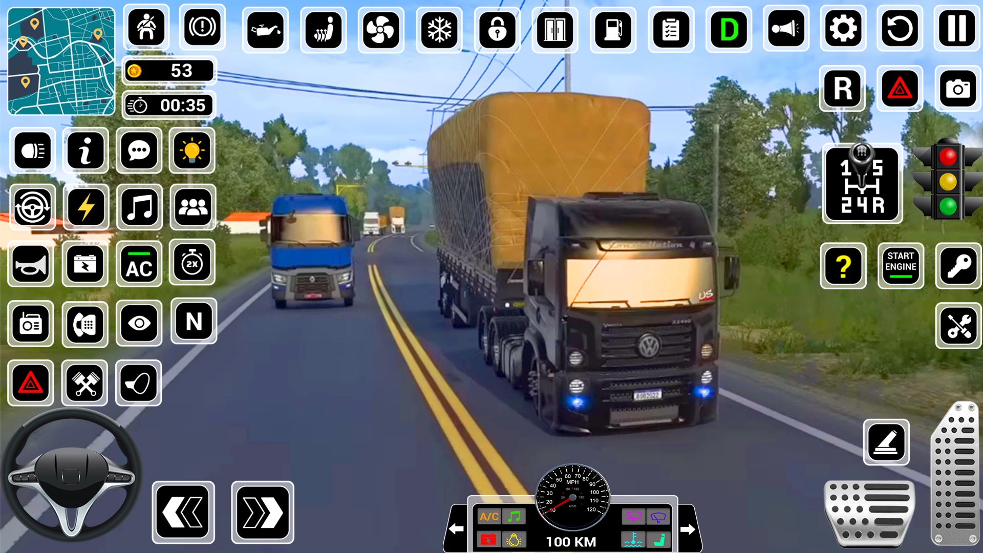 اسکرین شات 2 بازی Euro Truck Simulator 3D - Real