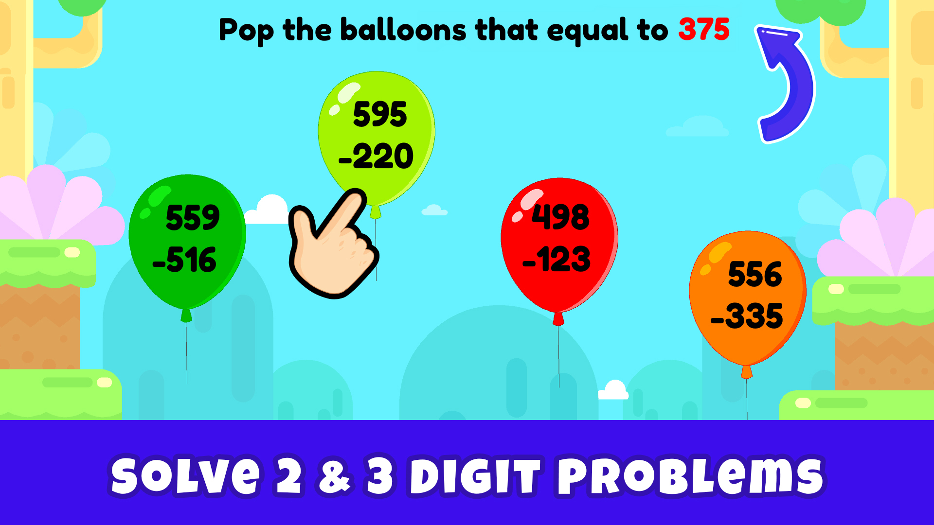اسکرین شات 3 بازی Addition and Subtraction Games