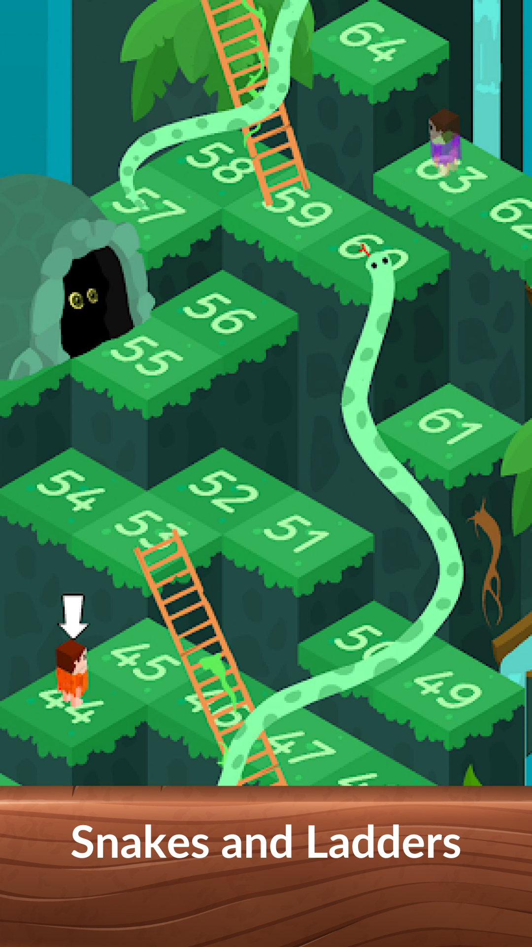 اسکرین شات 1 بازی Snakes and Ladders Board Games