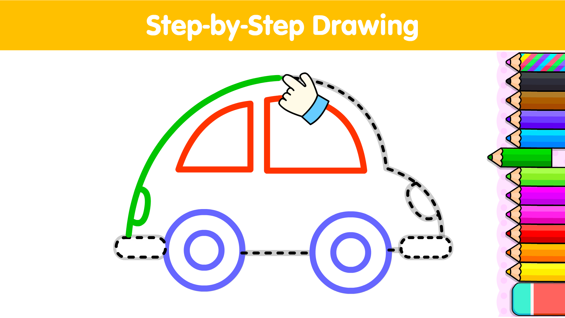 اسکرین شات 2 بازی Kids Drawing & Coloring Book