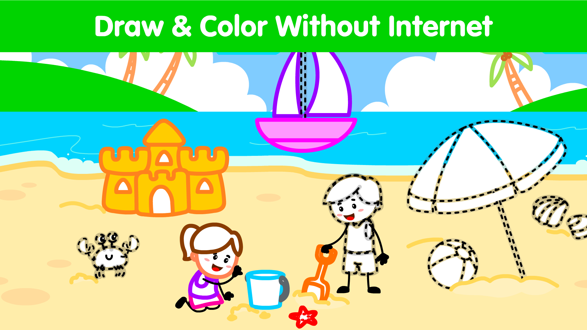 اسکرین شات 7 بازی Kids Drawing & Coloring Book