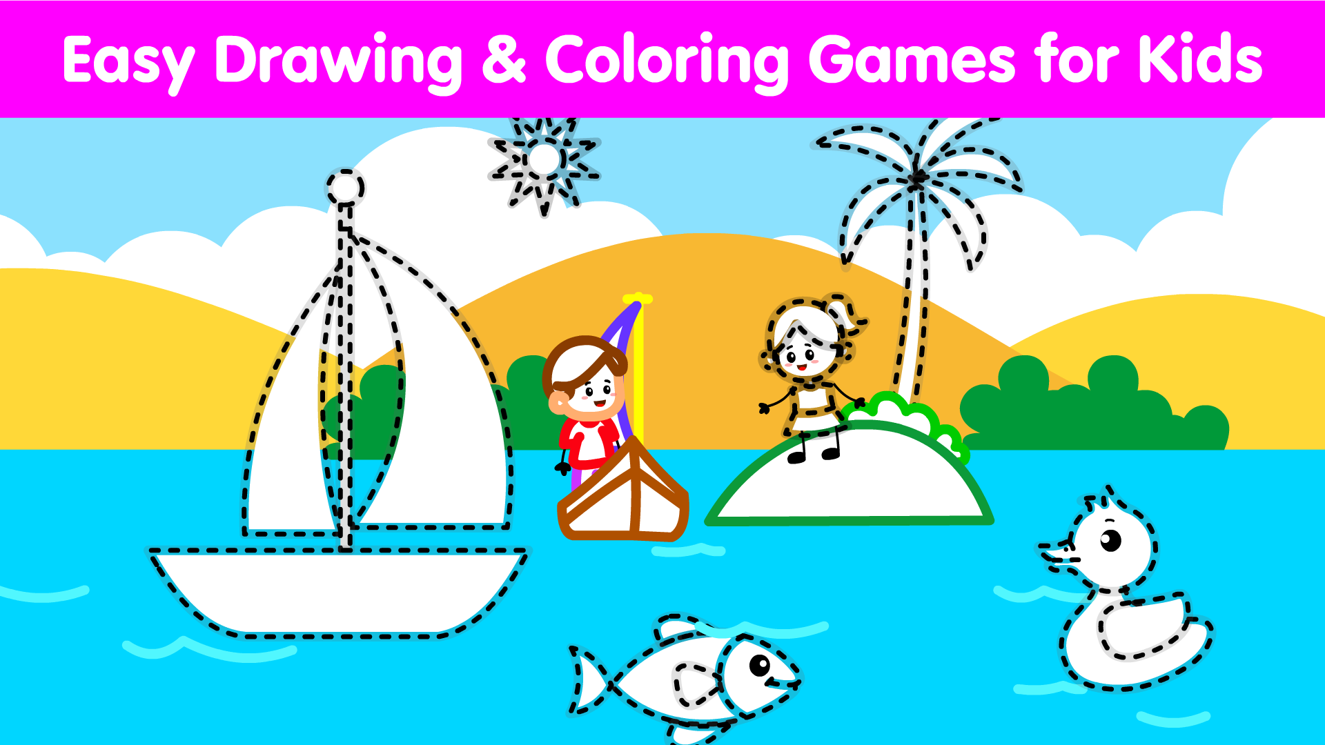 اسکرین شات 6 بازی Kids Drawing & Coloring Book
