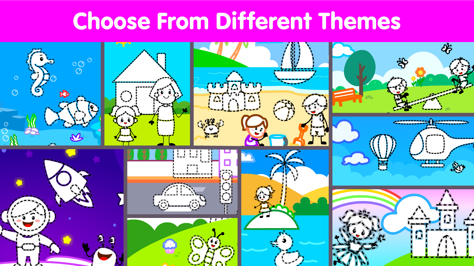 اسکرین شات 4 بازی Kids Drawing & Coloring Book