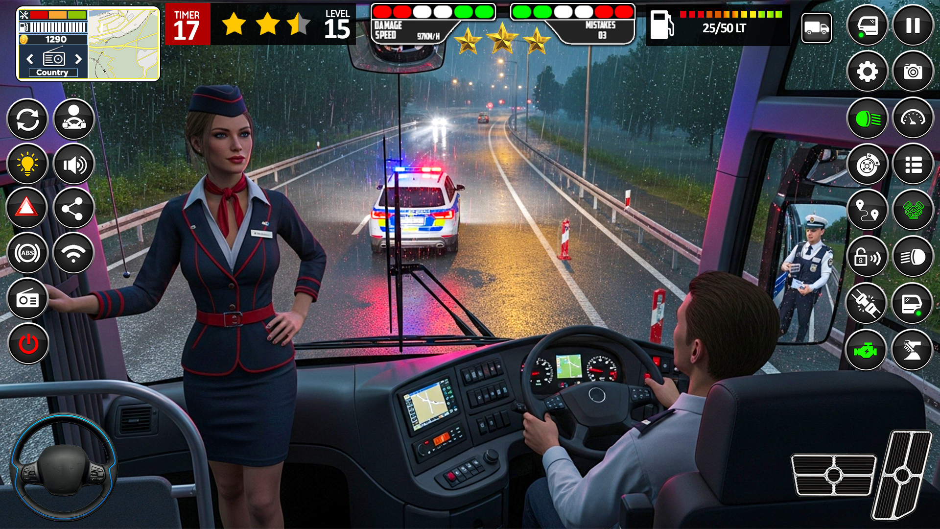 اسکرین شات 3 بازی Bus Simulator Game - Bus Games