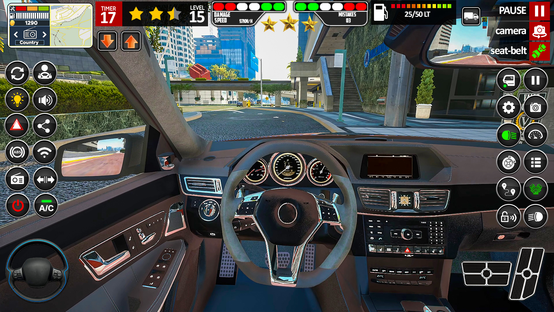 اسکرین شات 8 بازی City Car Driving Games Offline