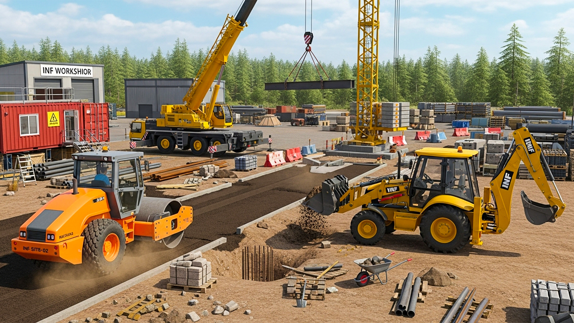اسکرین شات 6 بازی Real Construction Drive Game