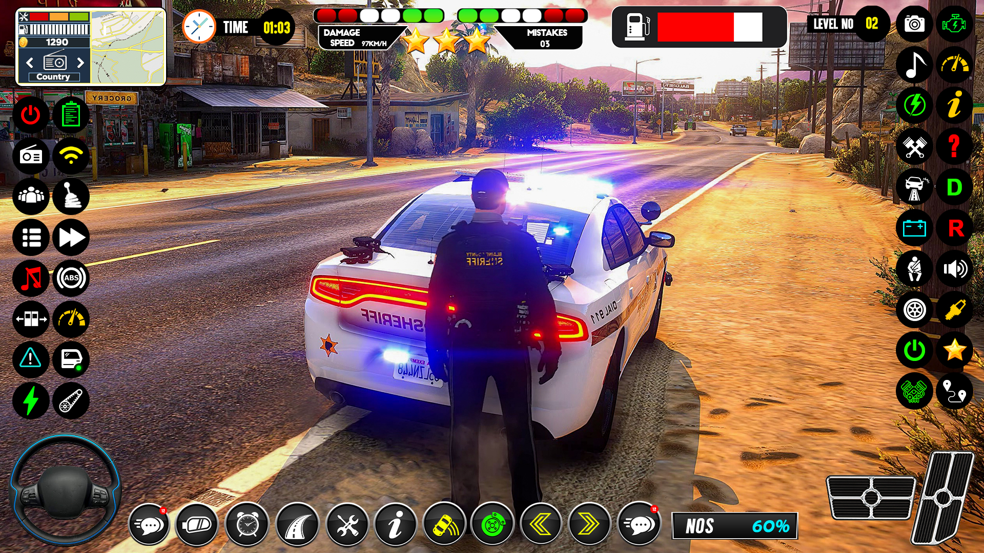 اسکرین شات 5 بازی Police Car Chase Police Car 3D