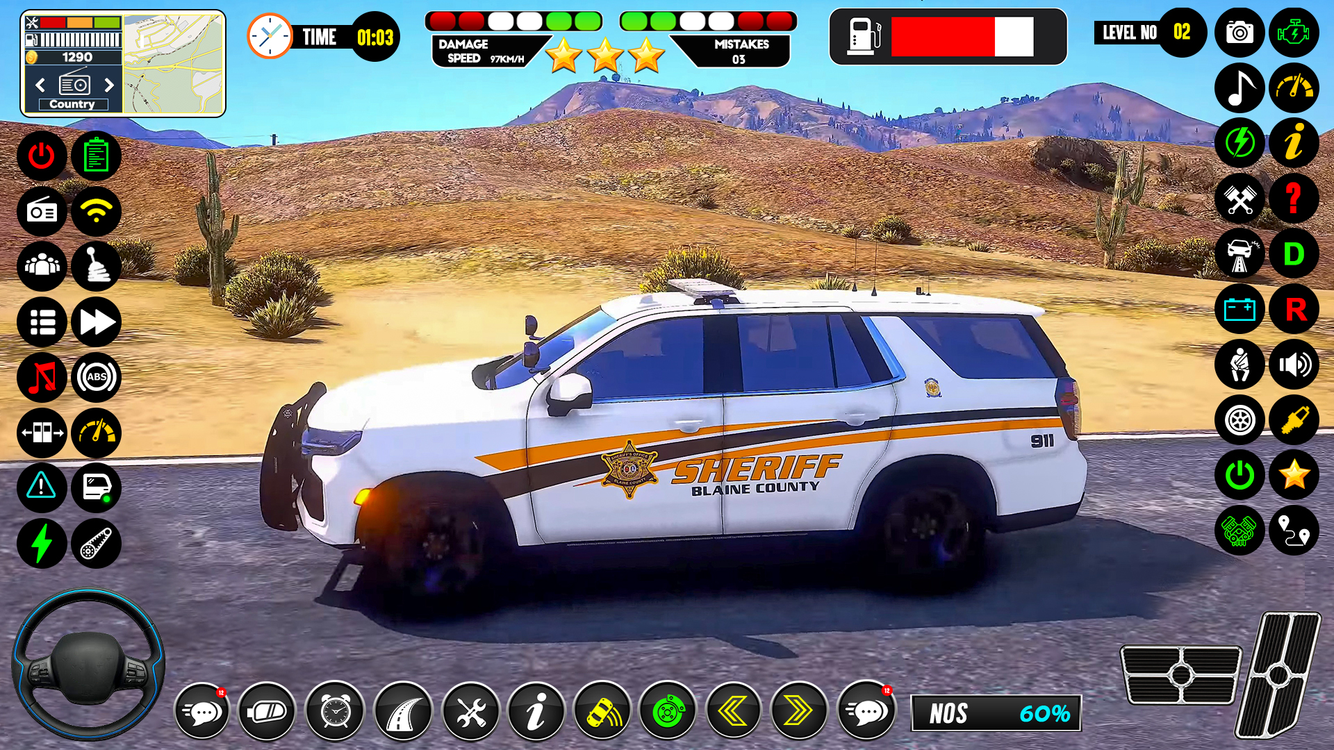 اسکرین شات 6 بازی Police Car Chase Police Car 3D