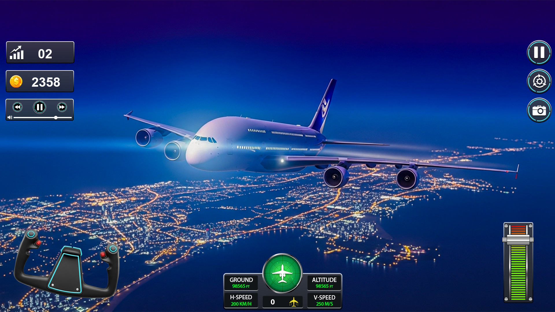 اسکرین شات 6 بازی Sky Pilot 3D : Airplane Game