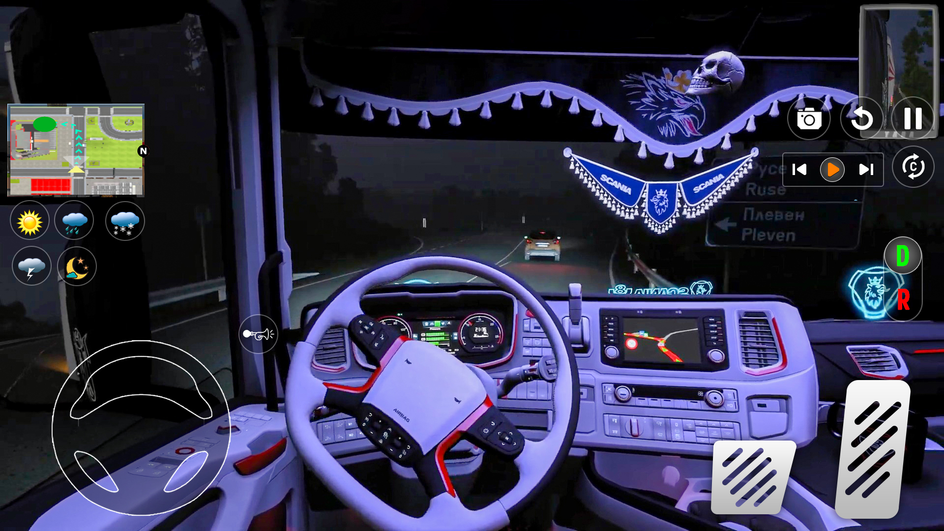 اسکرین شات 4 بازی US Cargo Truck Driving 3D Game