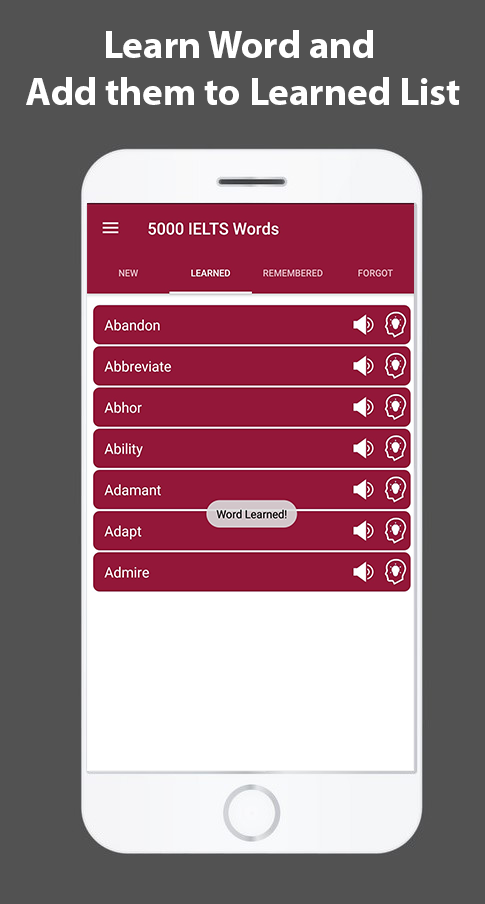 اسکرین شات 3 برنامه IELTS 5000 Essential Words