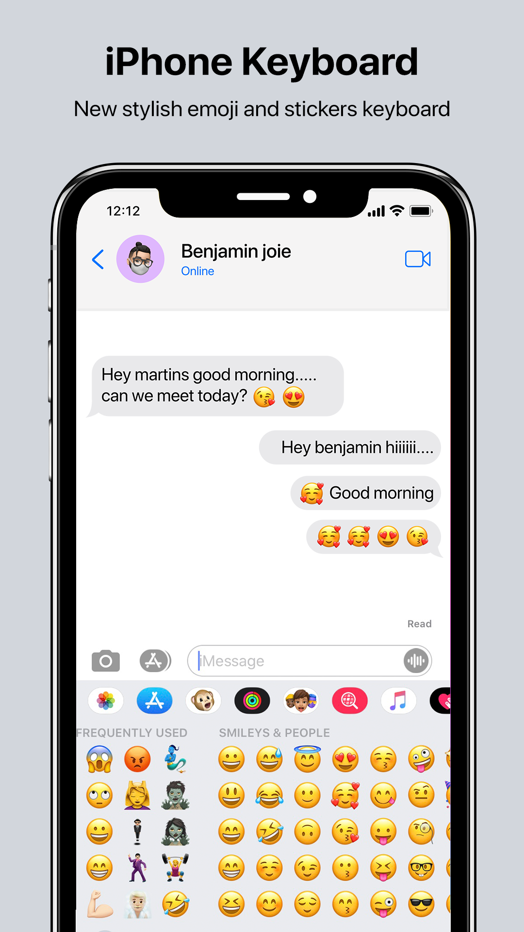 اسکرین شات 2 برنامه Iphone Keyboard