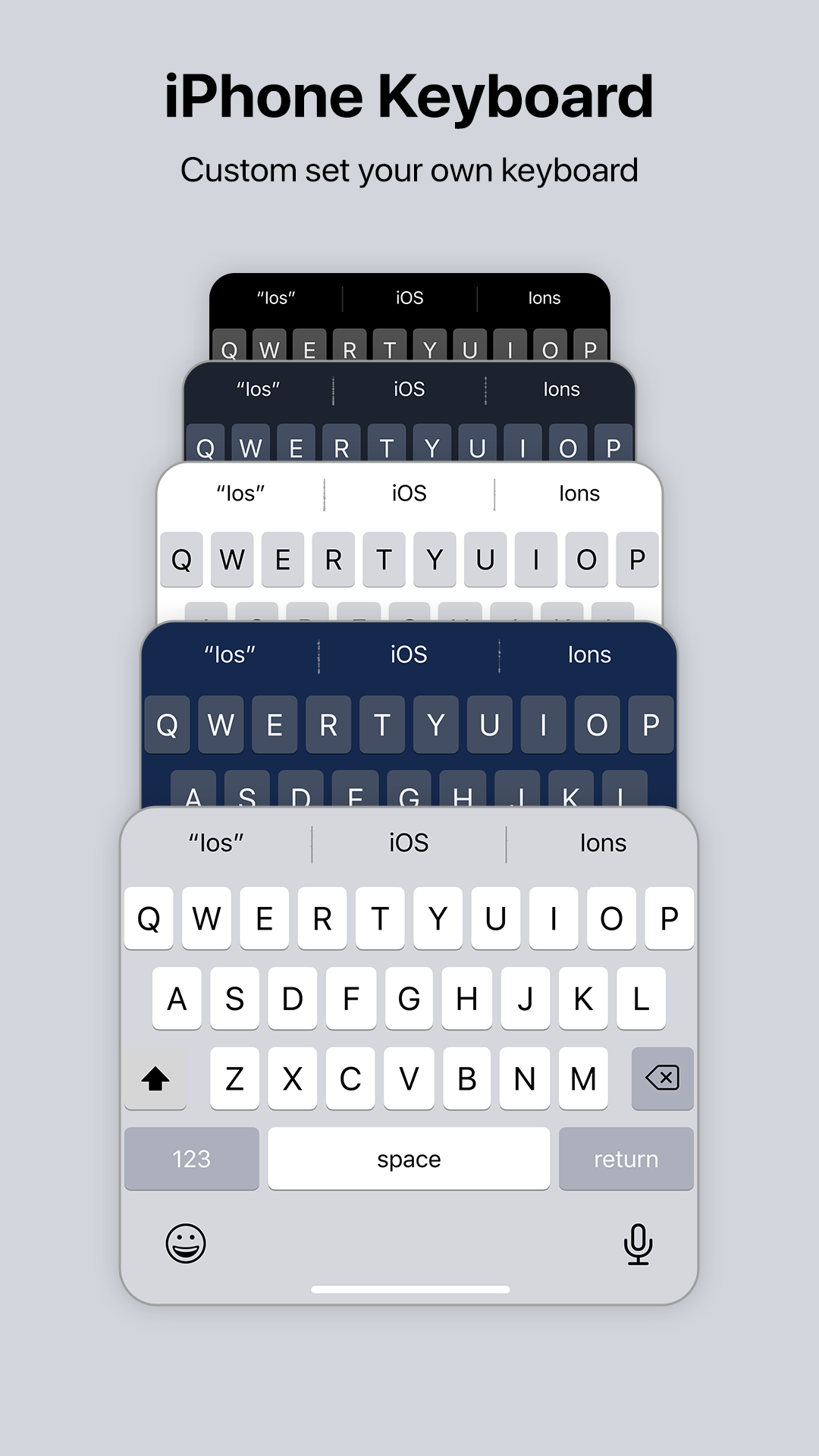 اسکرین شات 3 برنامه Iphone Keyboard