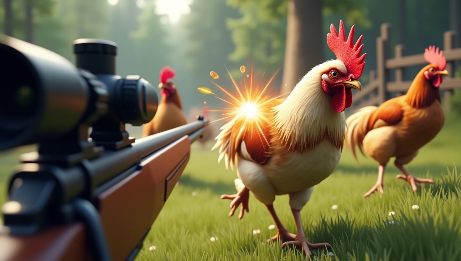 اسکرین شات 2 بازی Chicken Gun Attack Shooter