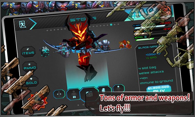 اسکرین شات 4 بازی Star Warfare:Alien Invasion HD