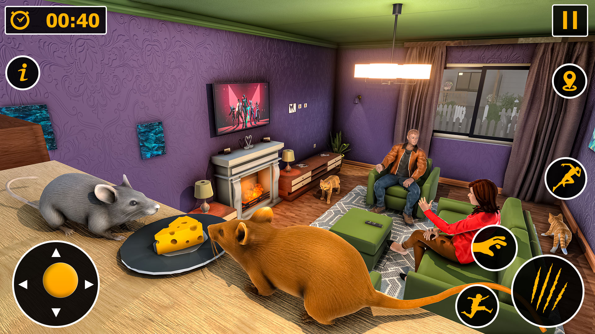 اسکرین شات 2 برنامه Home Mouse Simulator : Virtual
