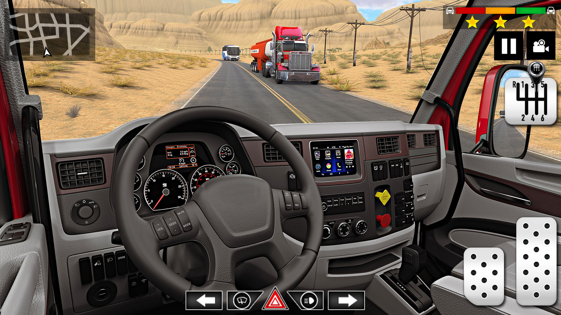 اسکرین شات 1 بازی Semi Truck Driver: Truck Games