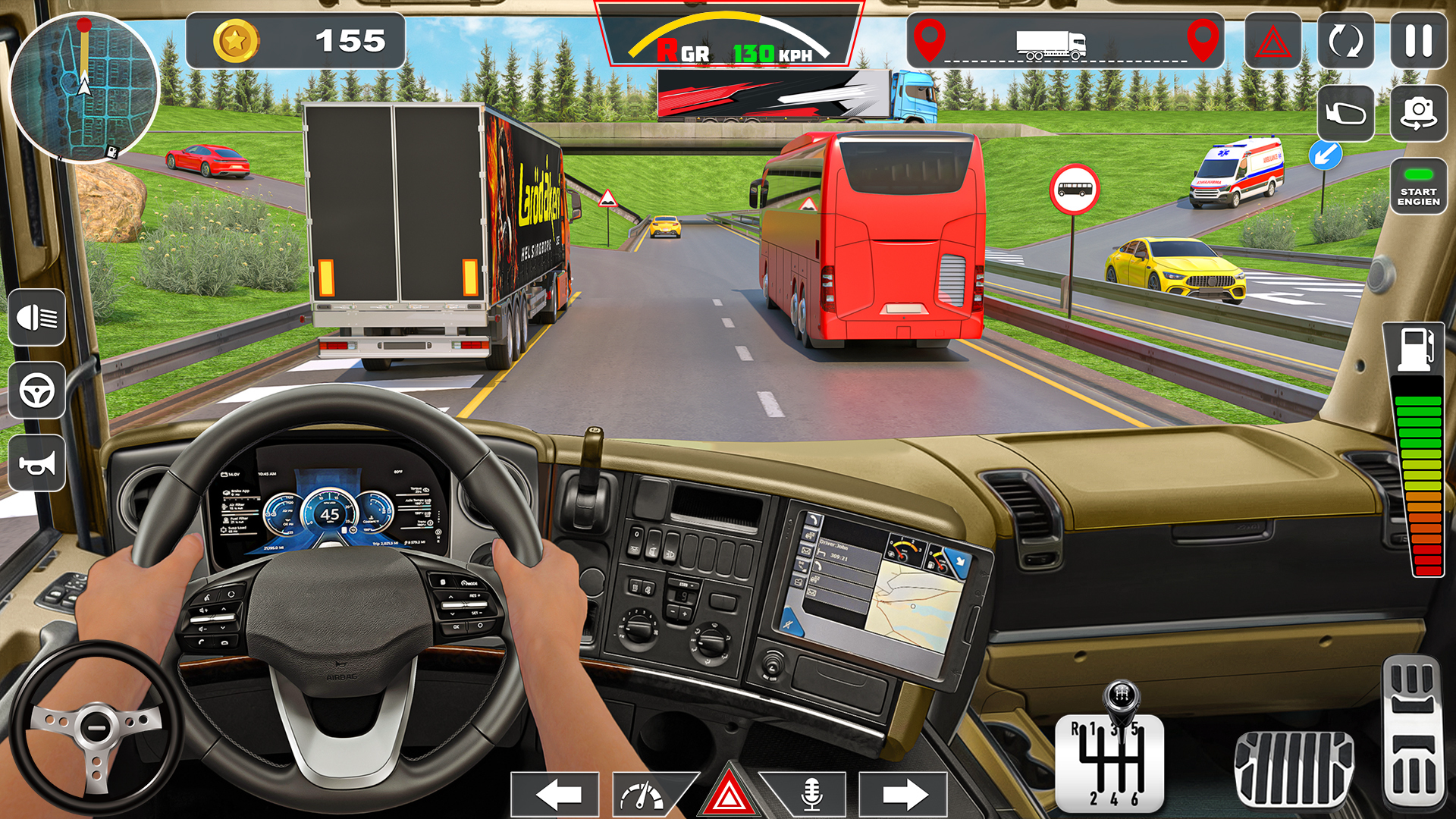 اسکرین شات 5 بازی Semi Truck Driver: Truck Games