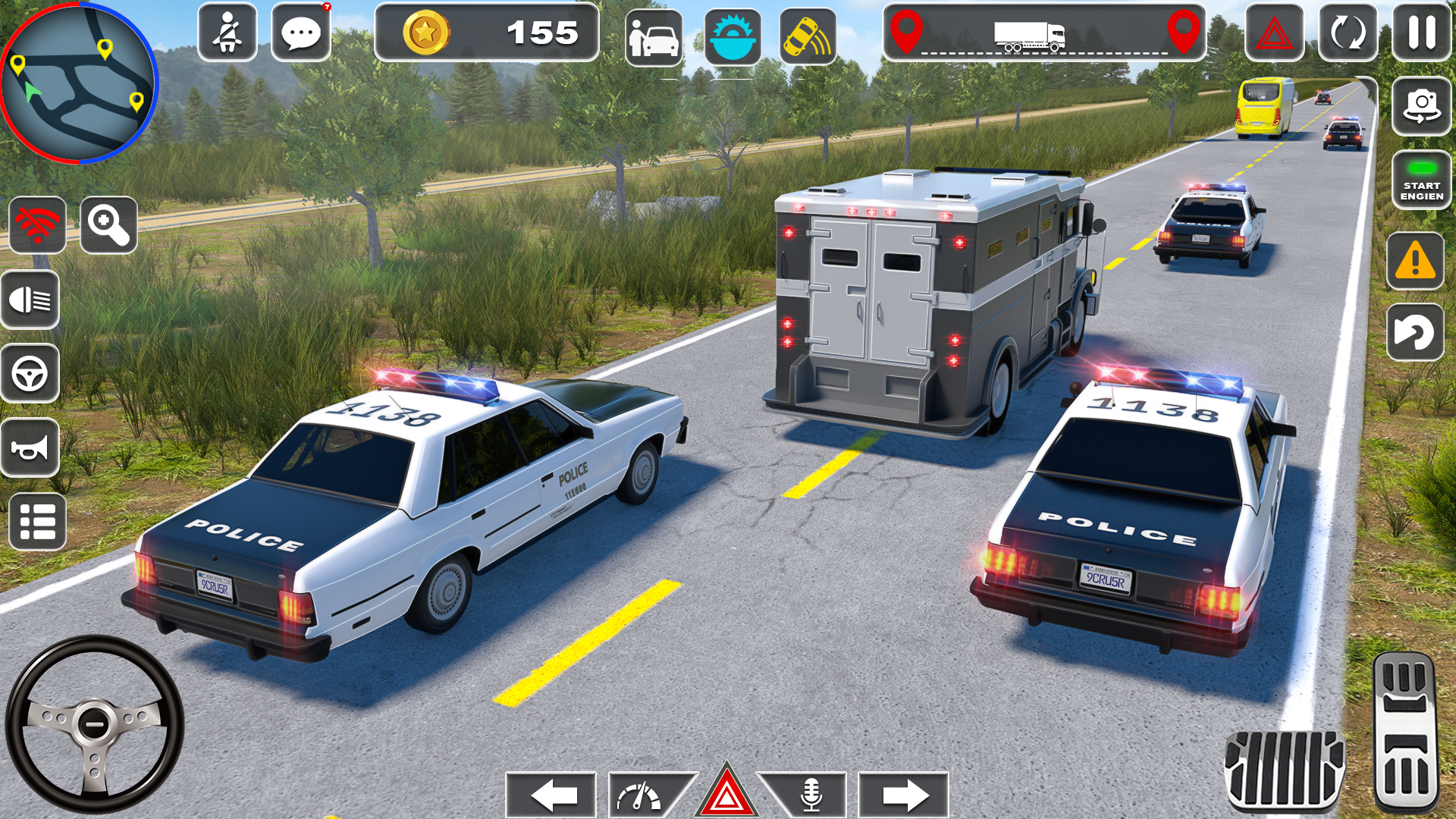 اسکرین شات 6 بازی Police Truck Driving Games 3D