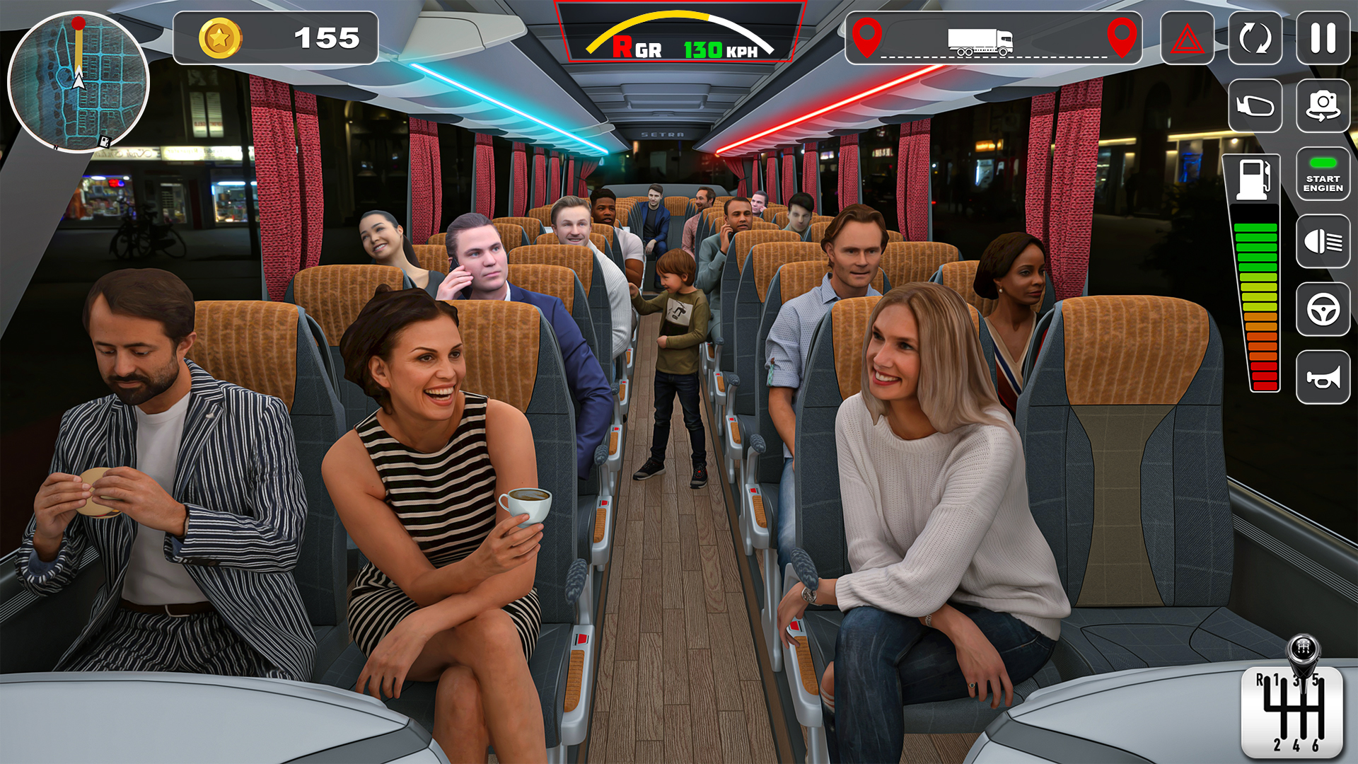 اسکرین شات 5 بازی Coach Bus Driver - Bus Games