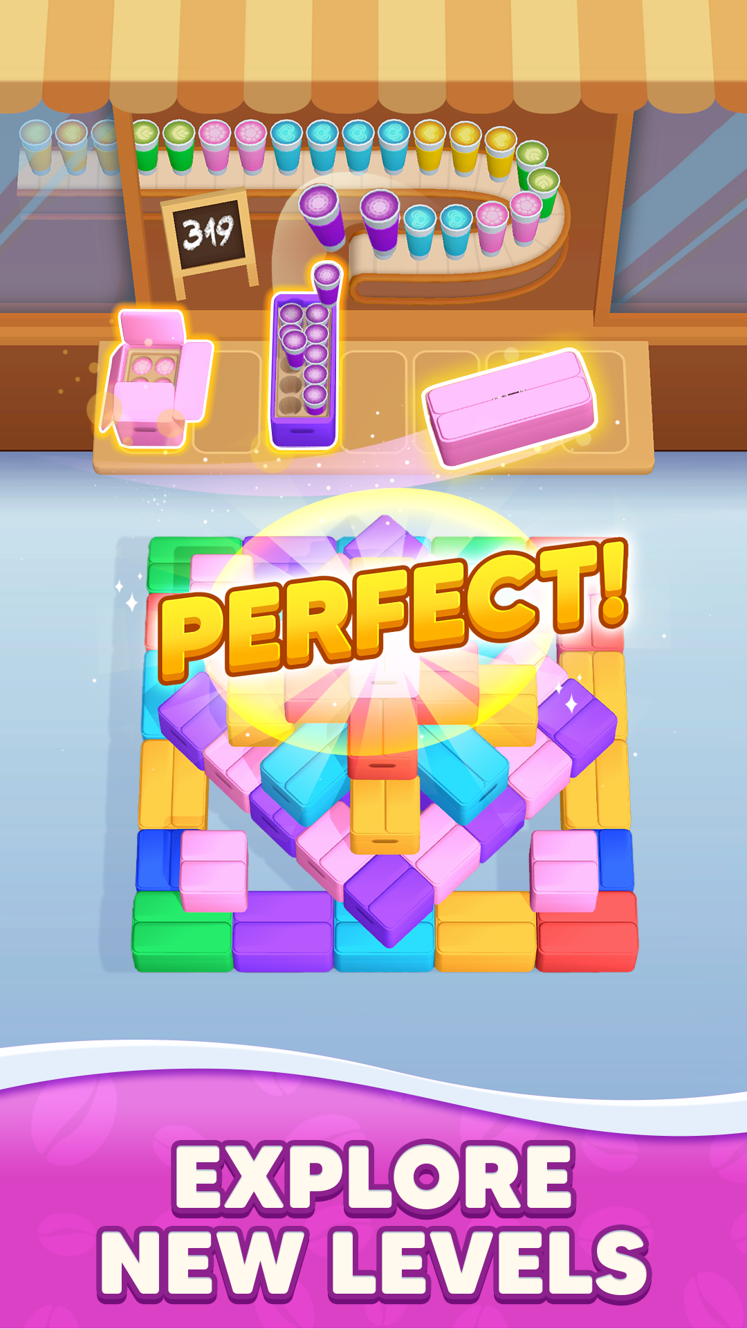 اسکرین شات بازی Coffee Craze - Sorting Game 5