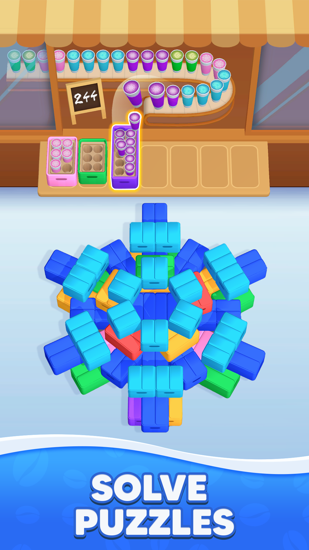اسکرین شات بازی Coffee Craze - Sorting Game 2