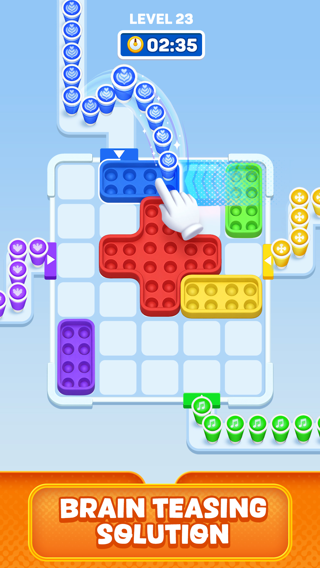 اسکرین شات 2 بازی Coffee Rush: Block Jam