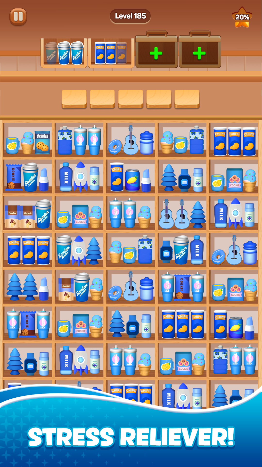 اسکرین شات 1 بازی Goods Jam: Sorting Puzzle