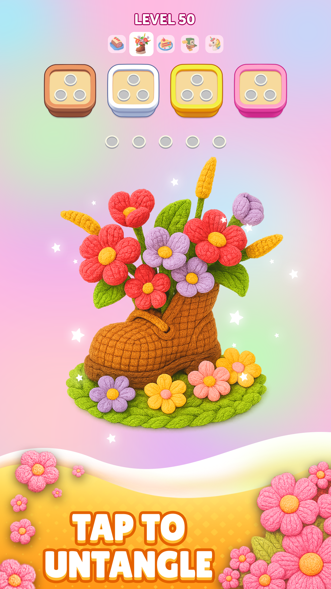 اسکرین شات 2 بازی Color Yarn 3D